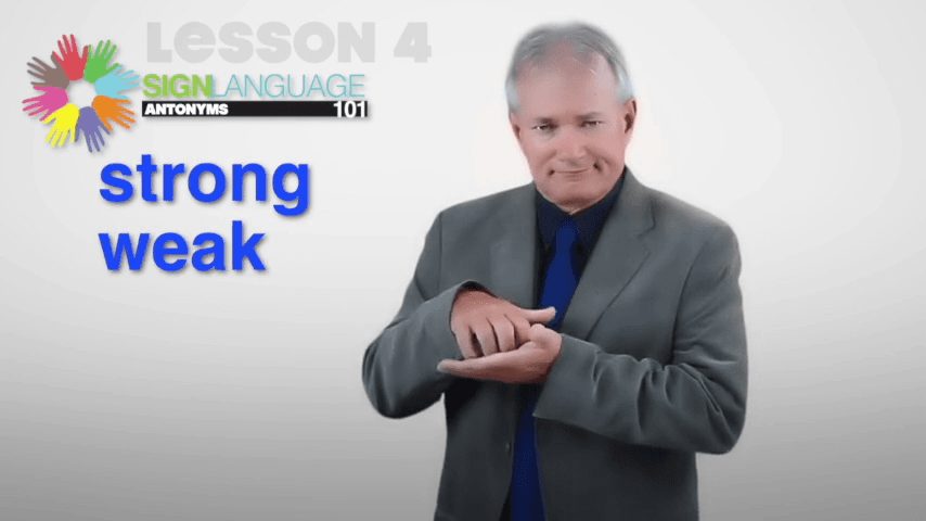 Learn to Sign Common Antonyms in ASL