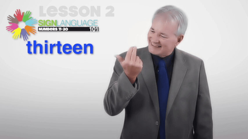 Learn to Sign Numbers 11 to 20 in ASL